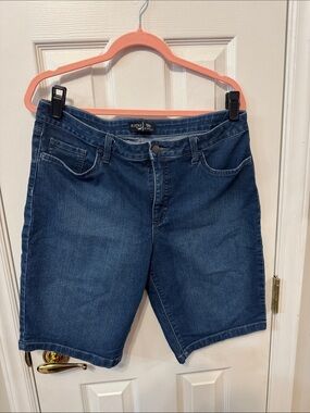 Riders by Lee Women's Indigo Blue Denim Bermuda Shorts